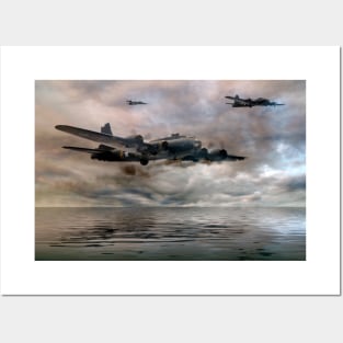 B-17 Flying Fortress - Almost Home Posters and Art